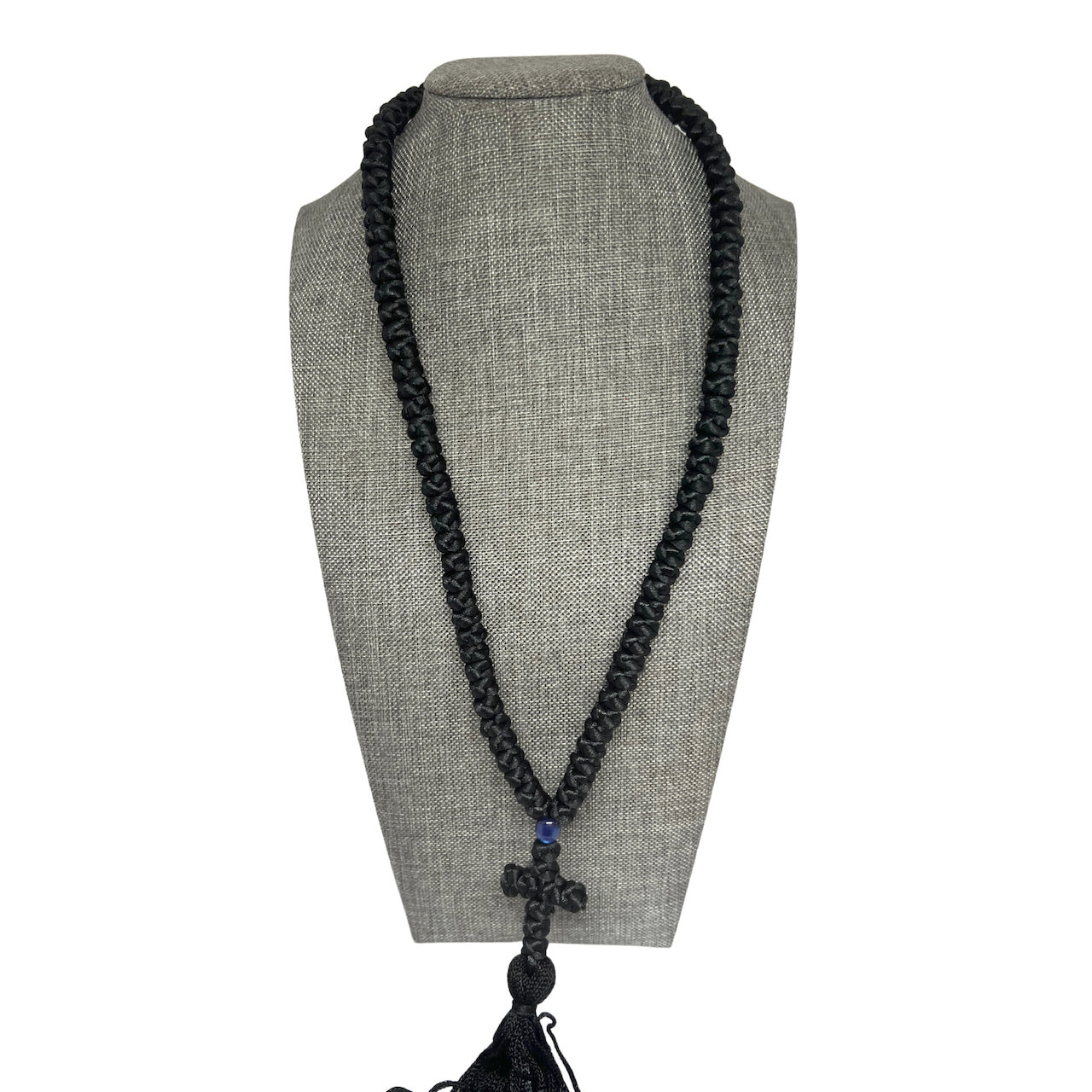 Black Prayer Rope with 100 knots and 50 knots – anastasisgiftshop.com