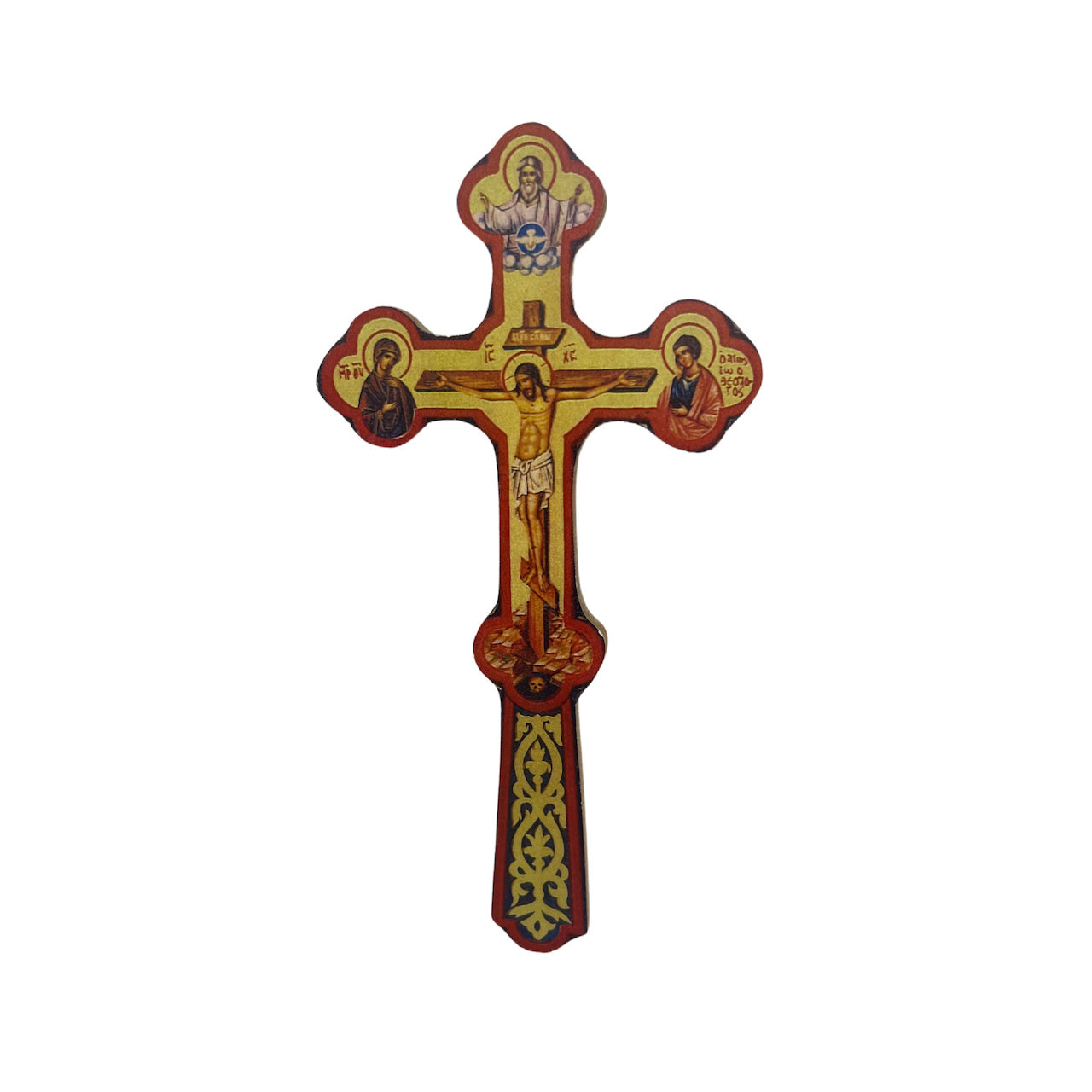 Hand Size Cross Wooden Hand Orthodox Byzantine Cross in Three Sizes – anastasisgiftshop.com