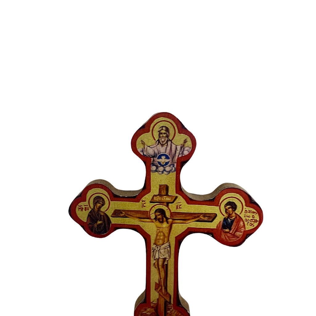 Hand Size Cross Wooden Hand Orthodox Byzantine Cross in Three Sizes – anastasisgiftshop.com
