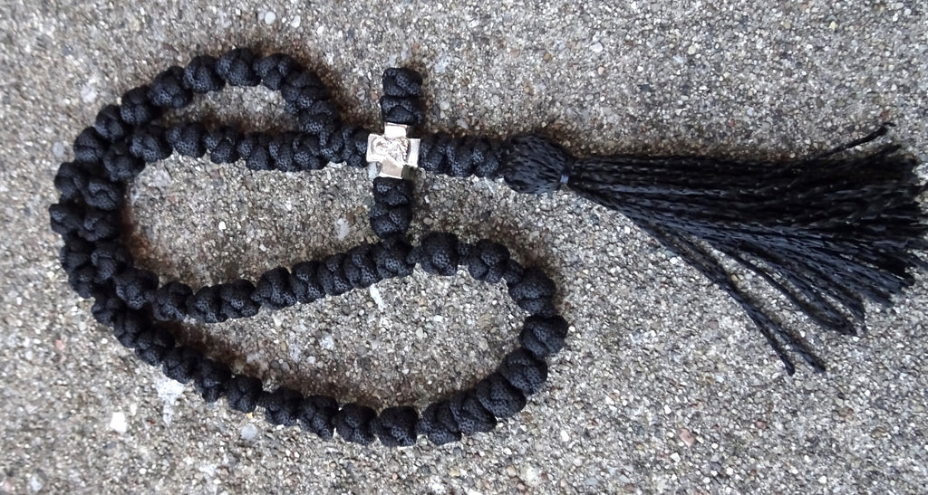 50 Knots Orthodox Prayer Rope with Cross and Tassel - anastasisgiftshop.com