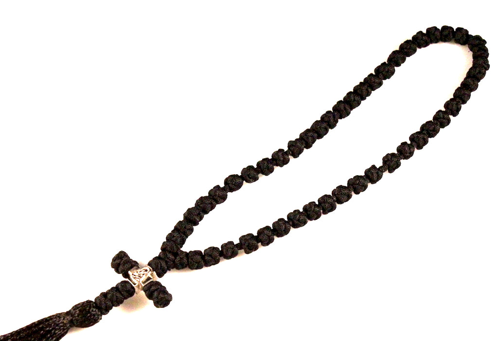 50 Knots Orthodox Prayer Rope with Cross and Tassel - anastasisgiftshop.com