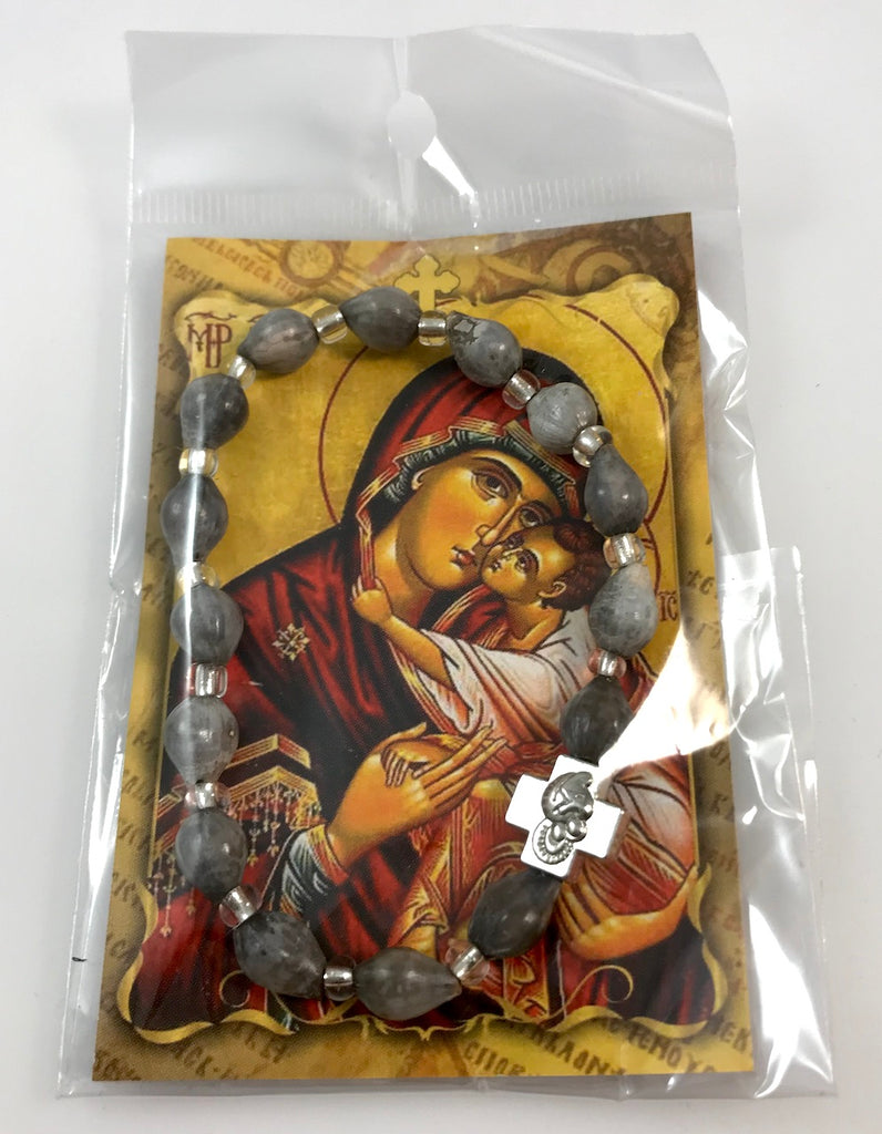 Prayer Bacelet with "Tears of the Theotokos" - anastasisgiftshop.com