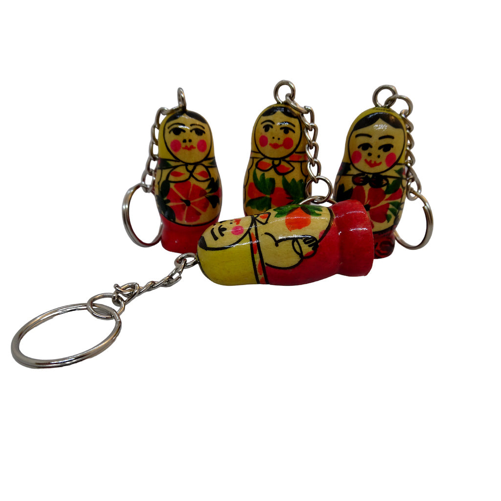 Babushka Doll Keychain - anastasisgiftshop.com