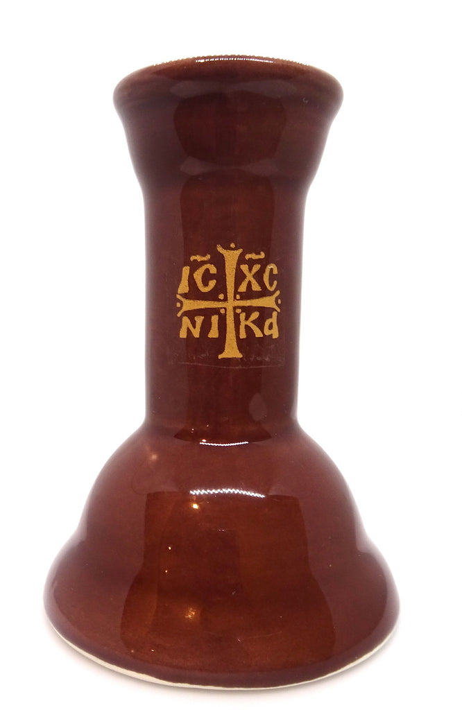 Orthodox Ceramic Candle Holder for Small Size Candles - anastasisgiftshop.com