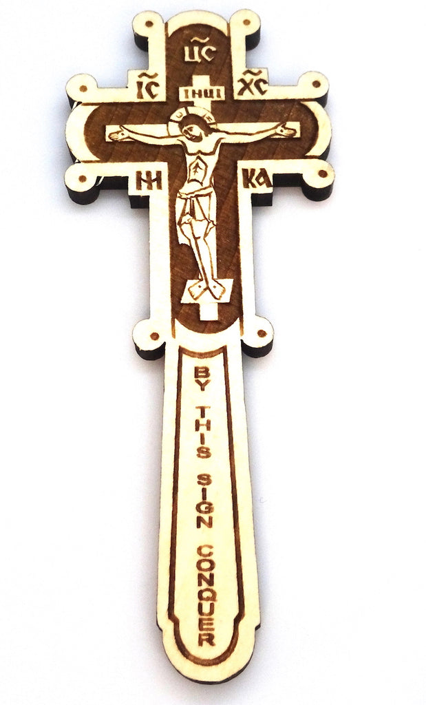 Orthodox Christian Wooden Hand Blessing Cross - anastasisgiftshop.com
