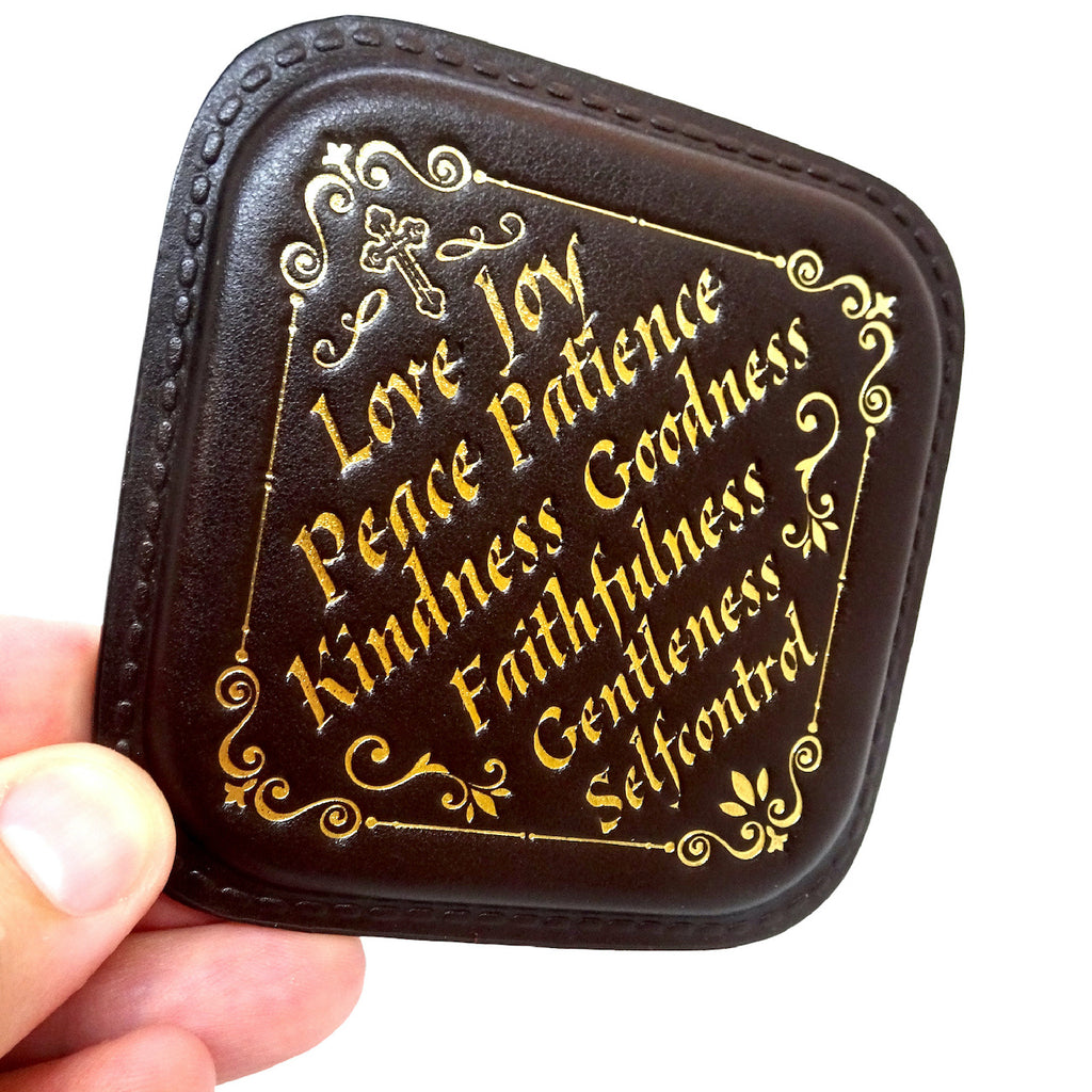 Package of 6 Leather Coasters and Gift Box - anastasisgiftshop.com