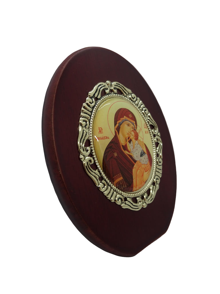 Greek Orthodox Matching Icon Gift Set with the image of Jesus Christ and Holy Theotokos - anastasisgiftshop.com