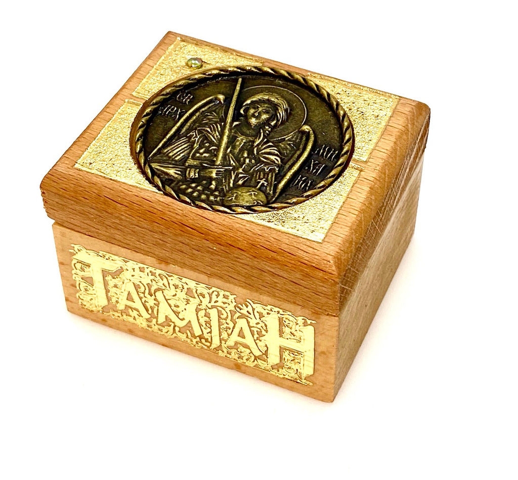 Extra Small Multipurpose Decorative Wooden Box and Incense Container - anastasisgiftshop.com