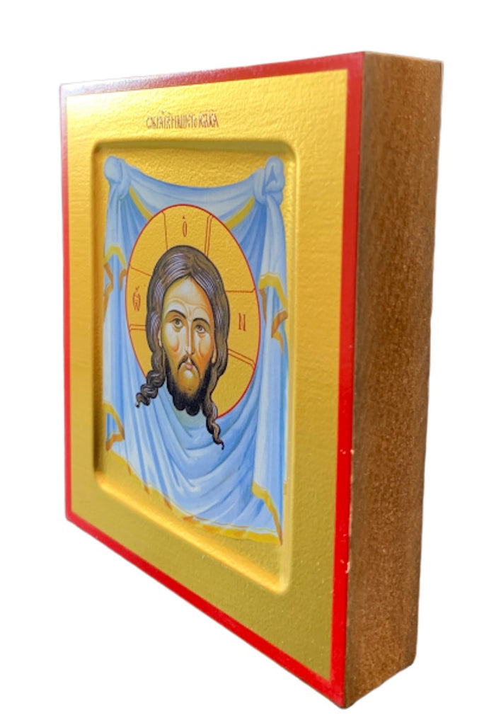 Orthodox Wooden Icon "Image Not Made By Hands" - anastasisgiftshop.com