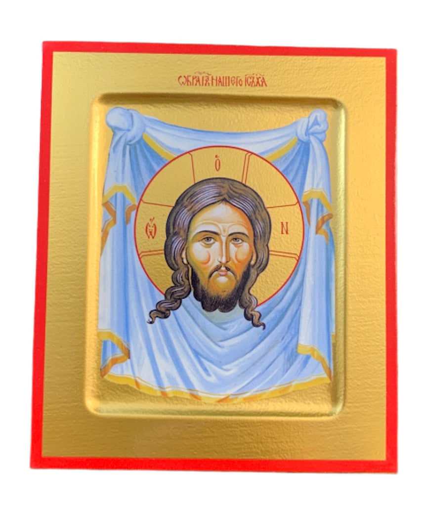 Orthodox Wooden Icon "Image Not Made By Hands" - anastasisgiftshop.com