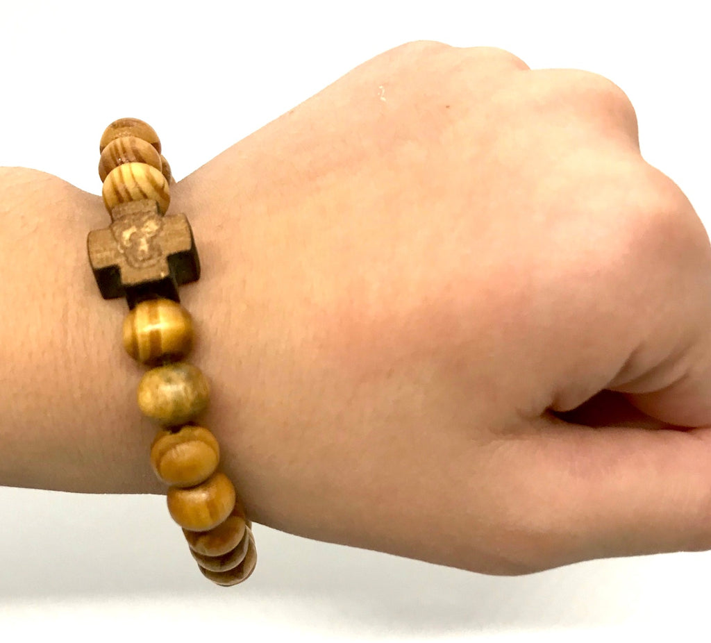 Olive Wood Prayer Bracelet - anastasisgiftshop.com