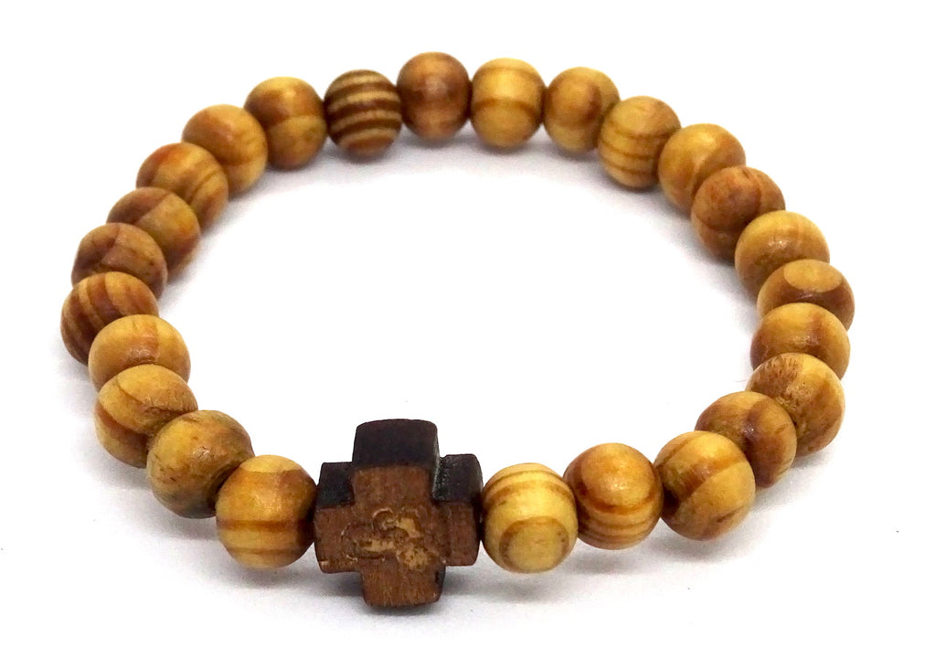 Olive Wood Prayer Bracelet - anastasisgiftshop.com