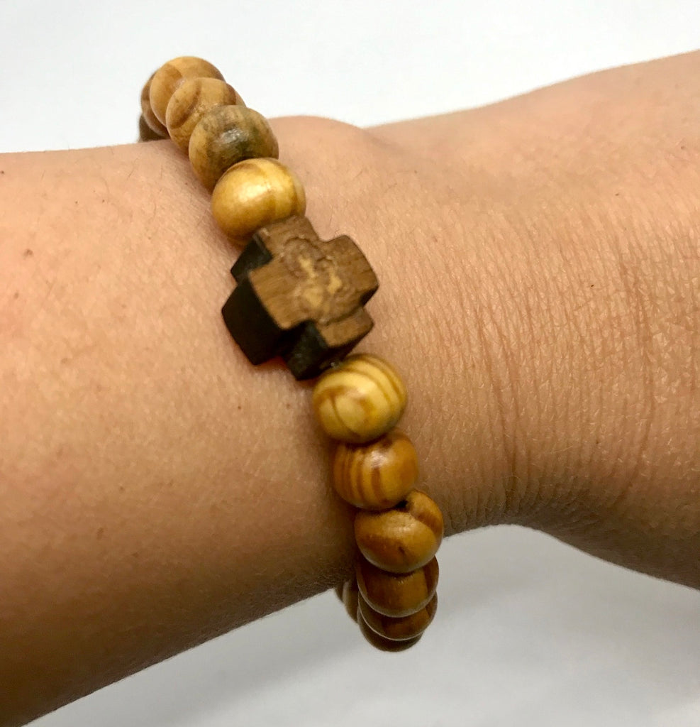 Olive Wood Prayer Bracelet - anastasisgiftshop.com