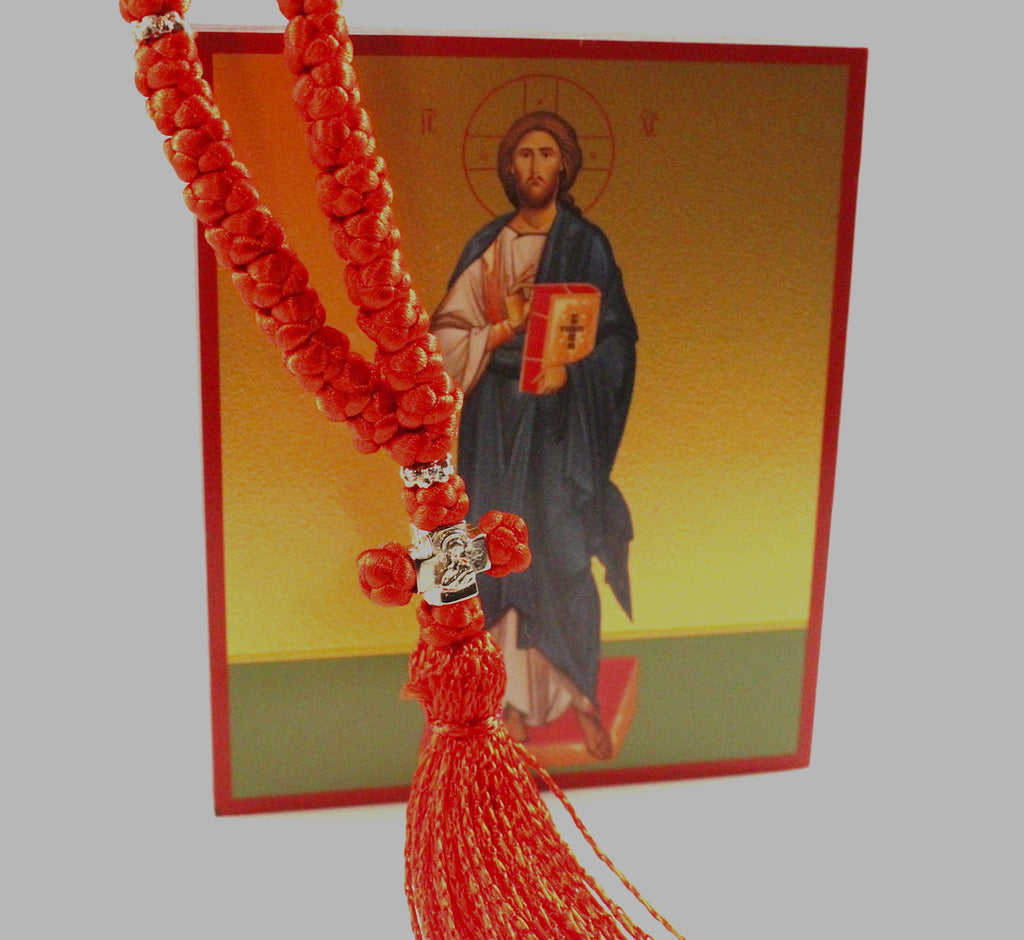 Extra Long Orthodox Prayer Rope with 100 knots in Multiple Colors - anastasisgiftshop.com