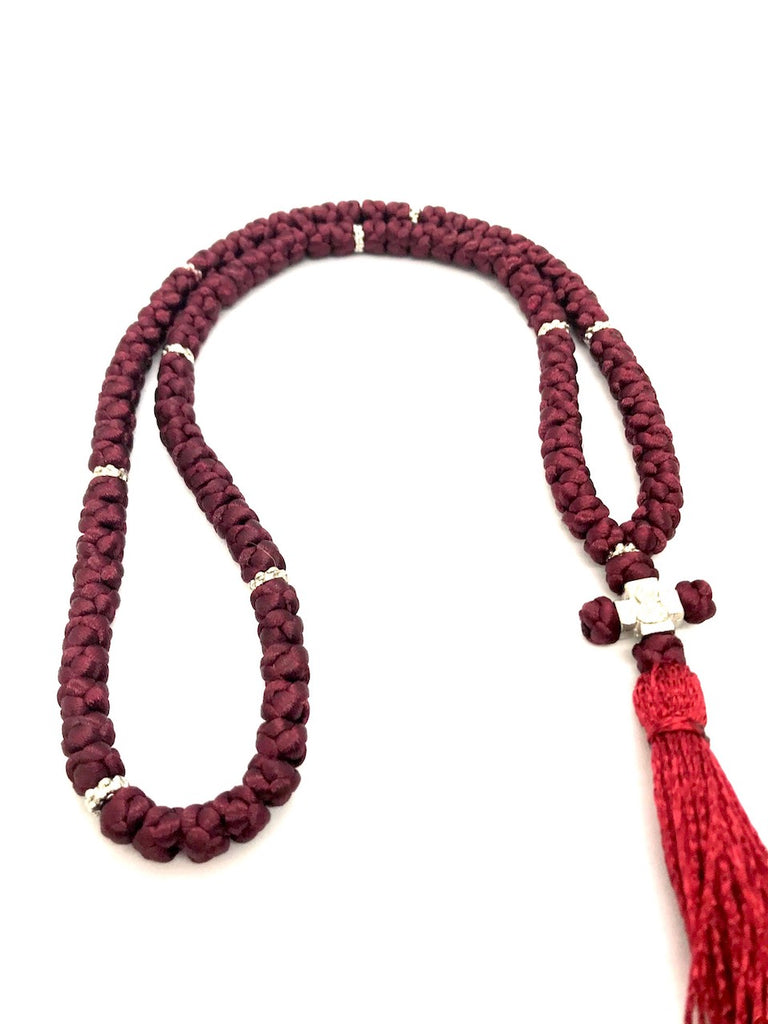 Extra Long Orthodox Prayer Rope with 100 knots in Multiple Colors - anastasisgiftshop.com