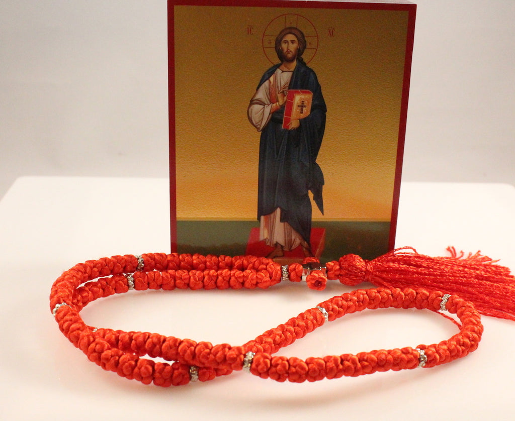 Extra Long Orthodox Prayer Rope with 100 knots in Multiple Colors - anastasisgiftshop.com