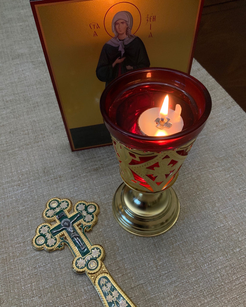 Orthodox Table Vigil Lamp - anastasisgiftshop.com