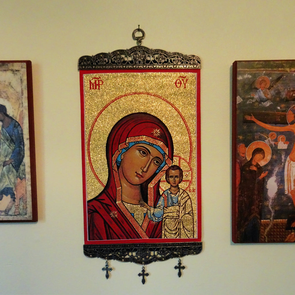 Religious Wall Décor Icon Tapestry Banner - anastasisgiftshop.com