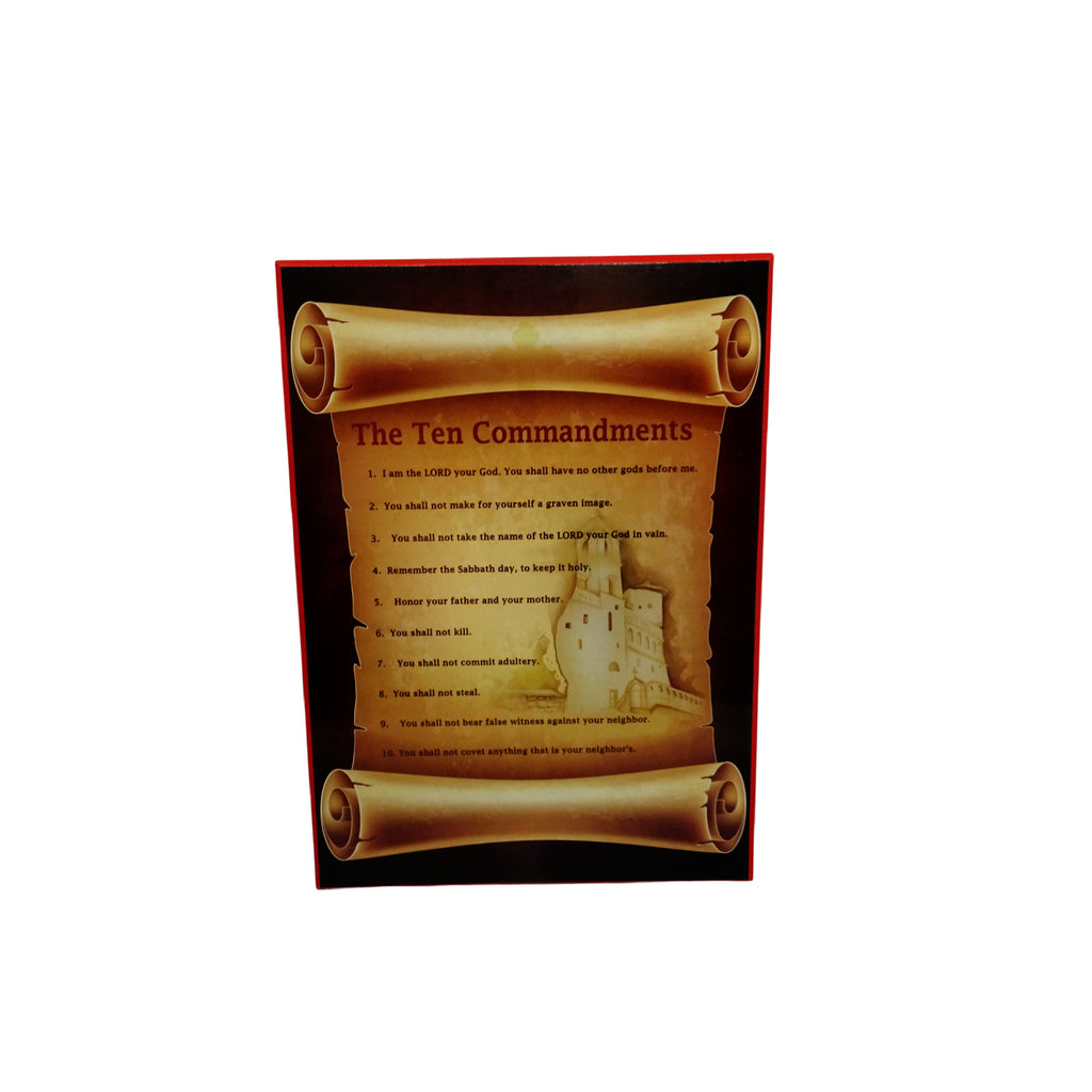 The Ten Commandments Orthodox Wall Plaque and Home Decor - anastasisgiftshop.com