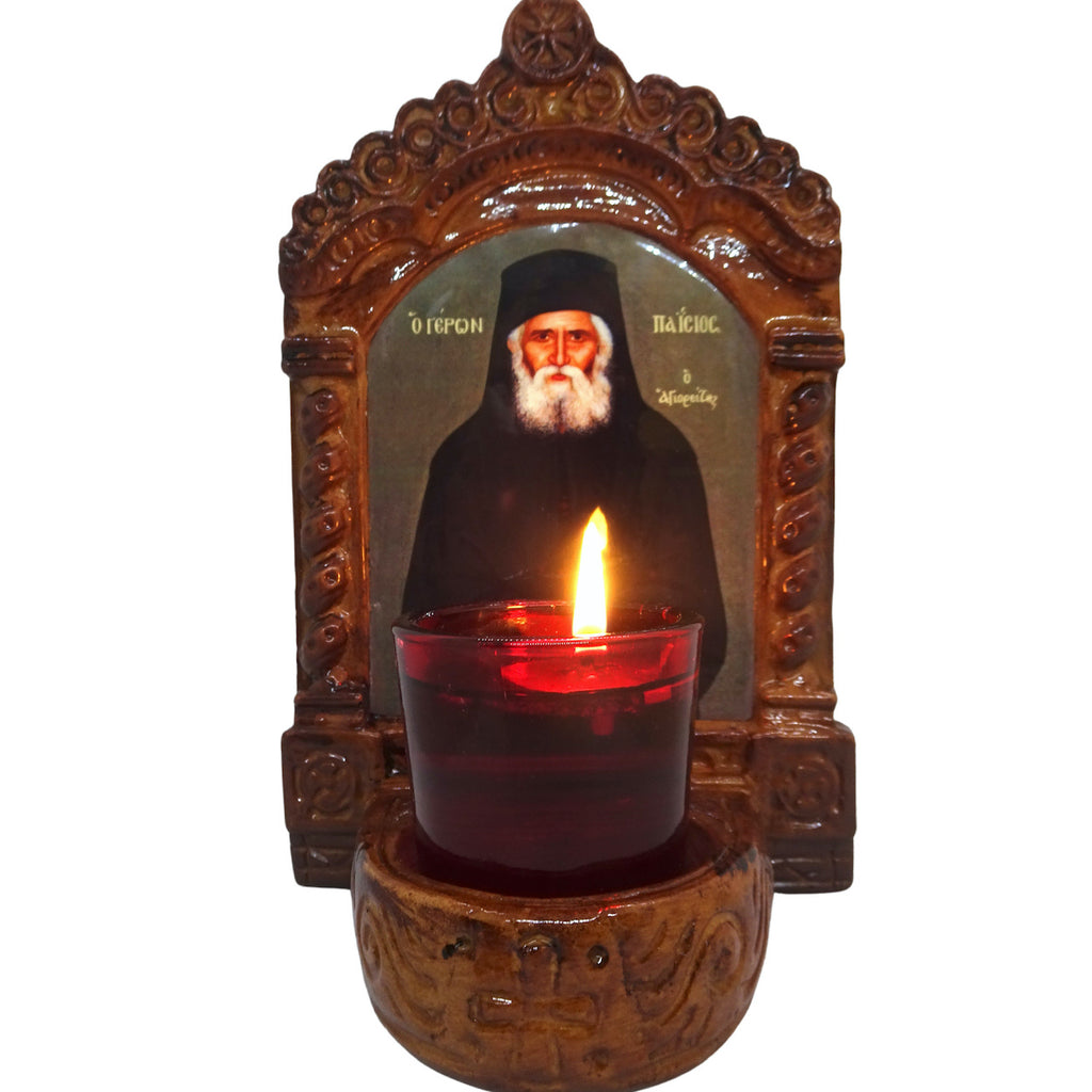 Greek Orthodox Icon Wall and Table Vigil Lamp - anastasisgiftshop.com