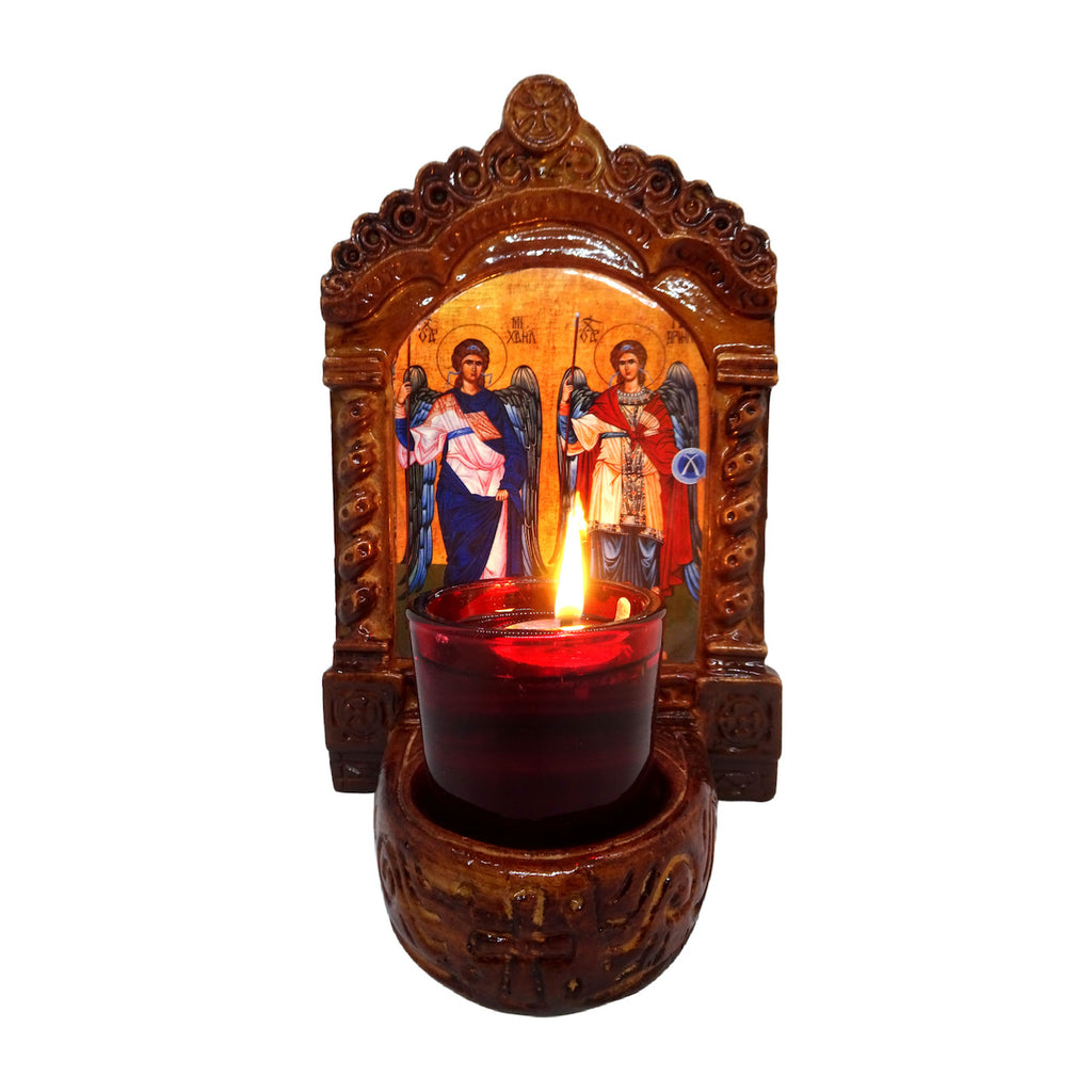 Greek Orthodox Icon Wall and Table Vigil Lamp - anastasisgiftshop.com