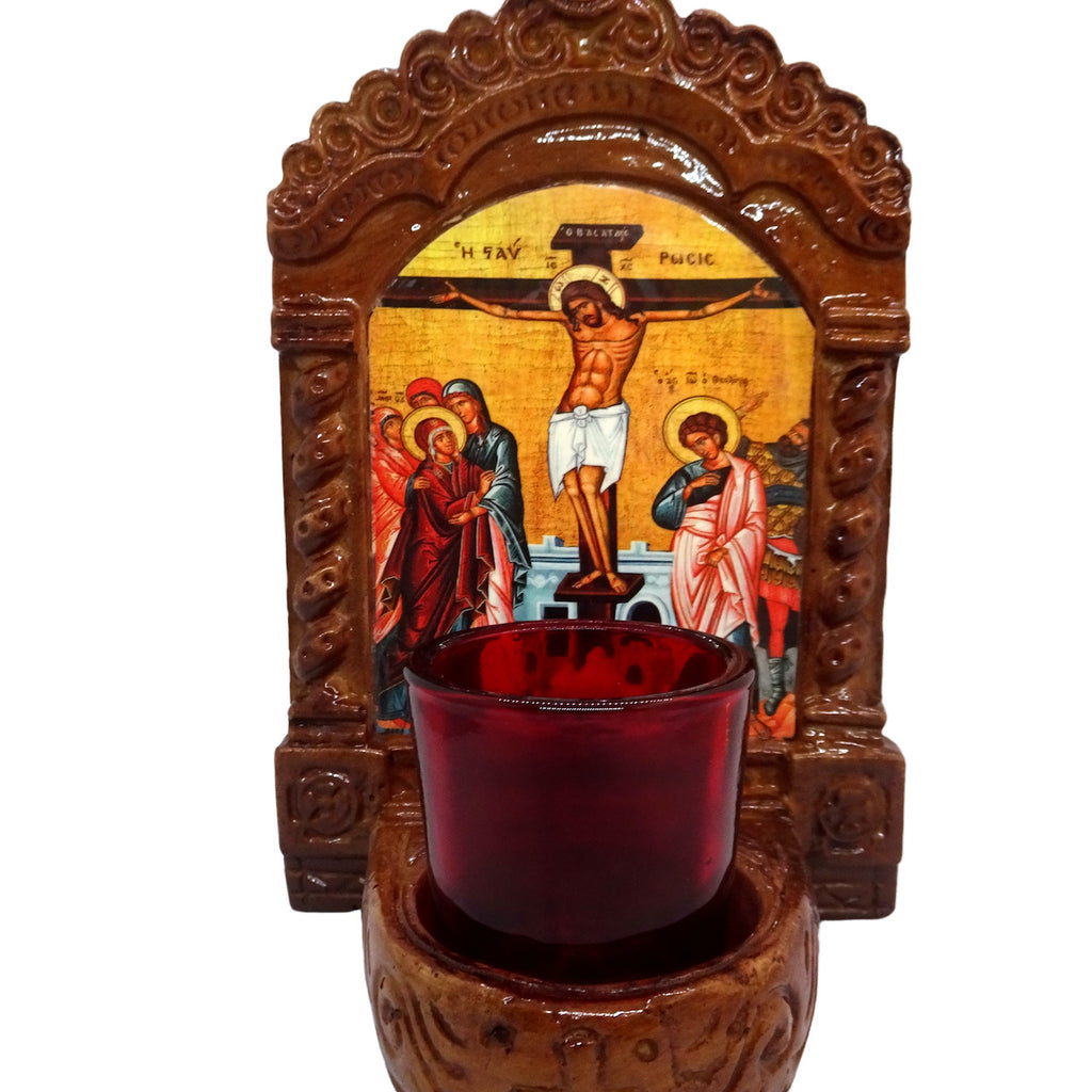 Greek Orthodox Icon Wall and Table Vigil Lamp - anastasisgiftshop.com