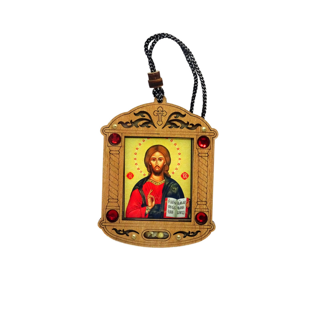 Christmas Tree Wooden Russian Orthodox Icon Ornaments - anastasisgiftshop.com